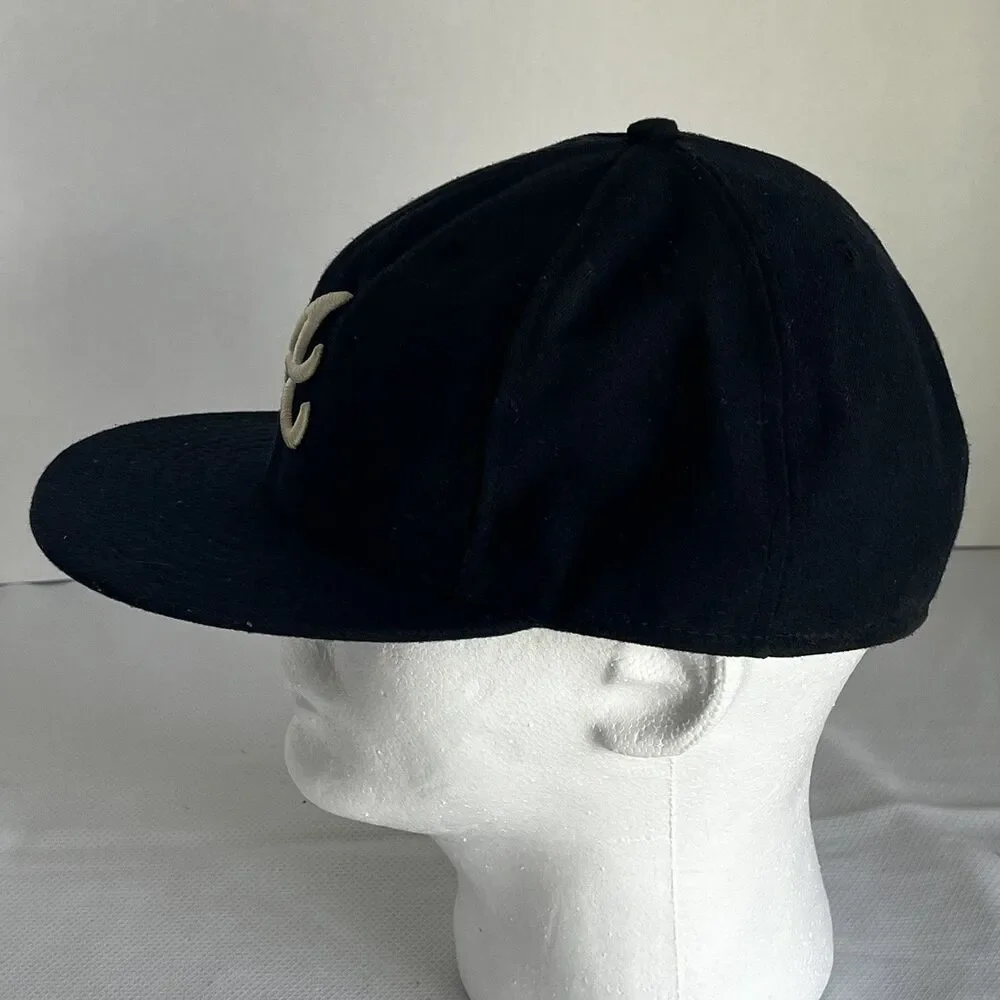 NEW - MLB ATLANTA BRAVES On Field New Era 59FIFTY Black Fitted 7 5/8